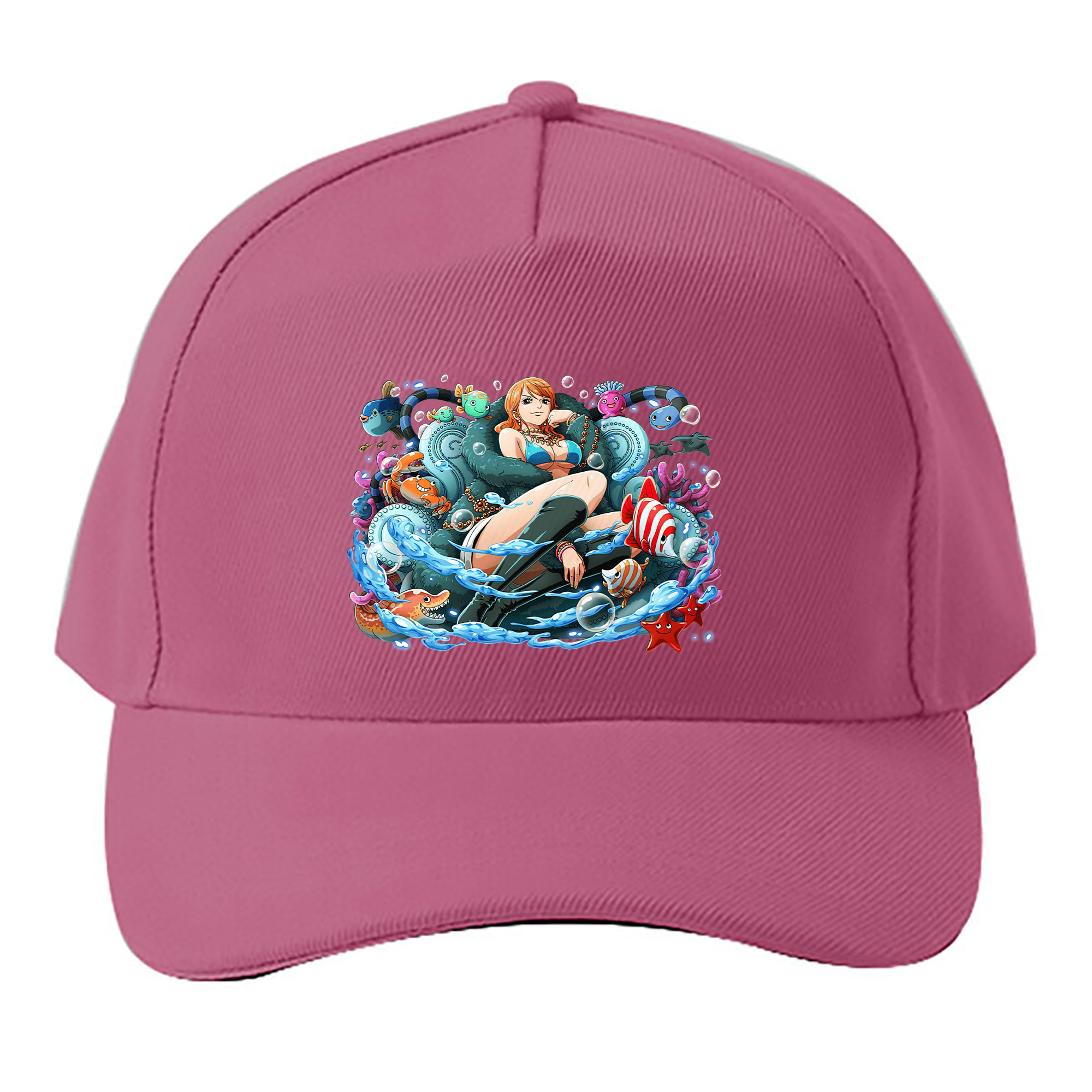 （画像用） ワンピース ナミ ONE PIECE Nami ベースボールキャップ 綿100％ 男女兼用 帽子 スポーツ